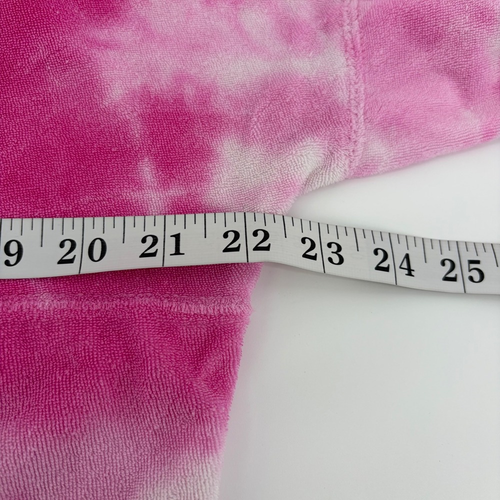 Bucees‎ Pink Tie Dye Spirit Jersey Sweatshirt XS Long Sleeve V Neck Cotton Blend - Picture 5 of 6